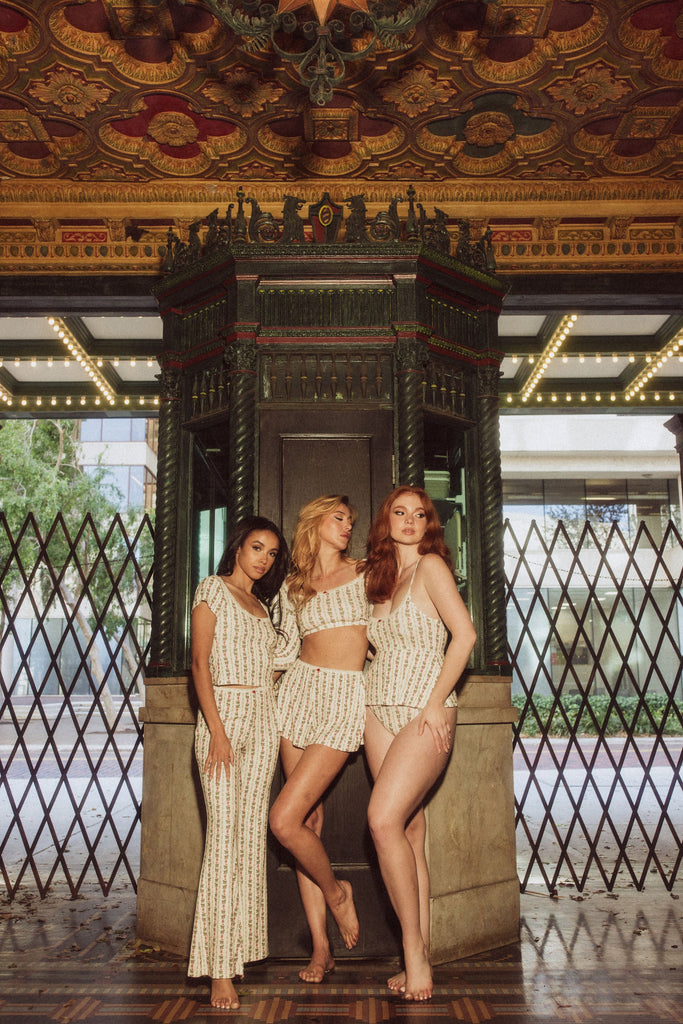 3 women in loungewear