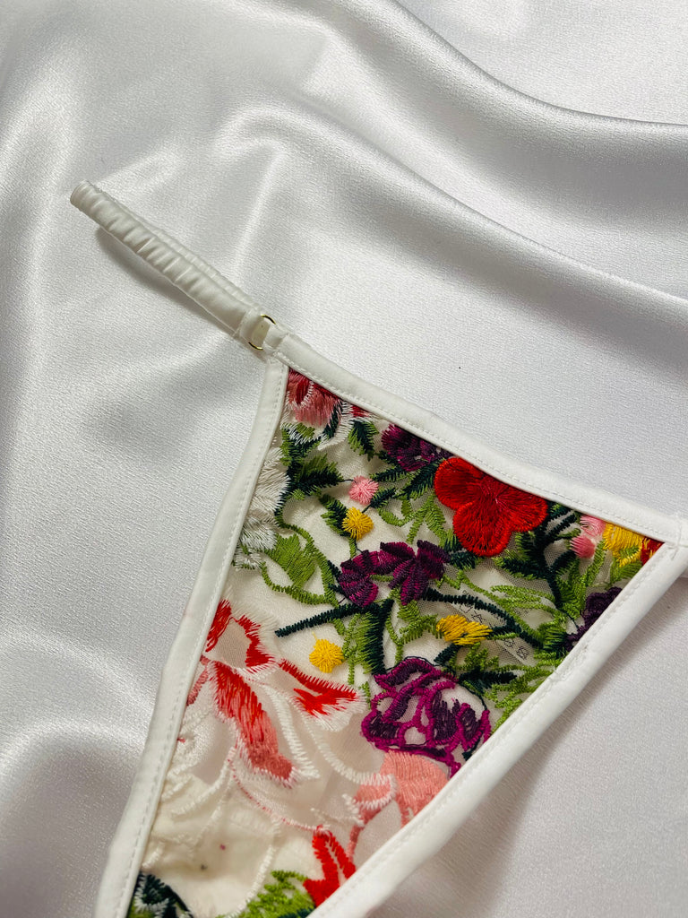 embroidered panty