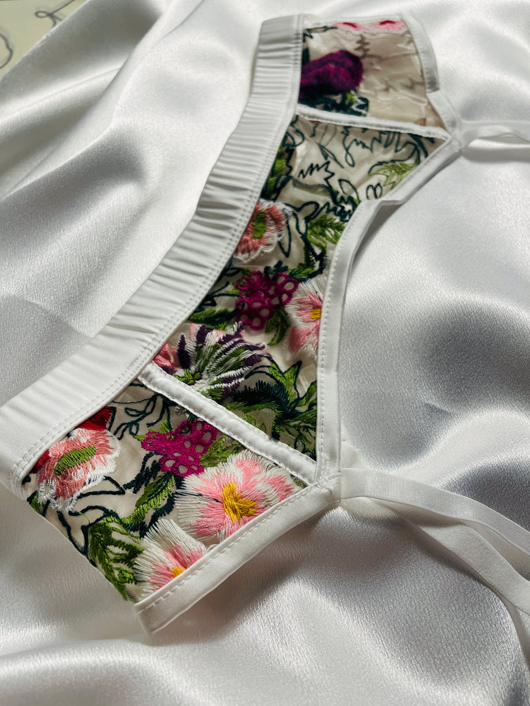 embroidered garter