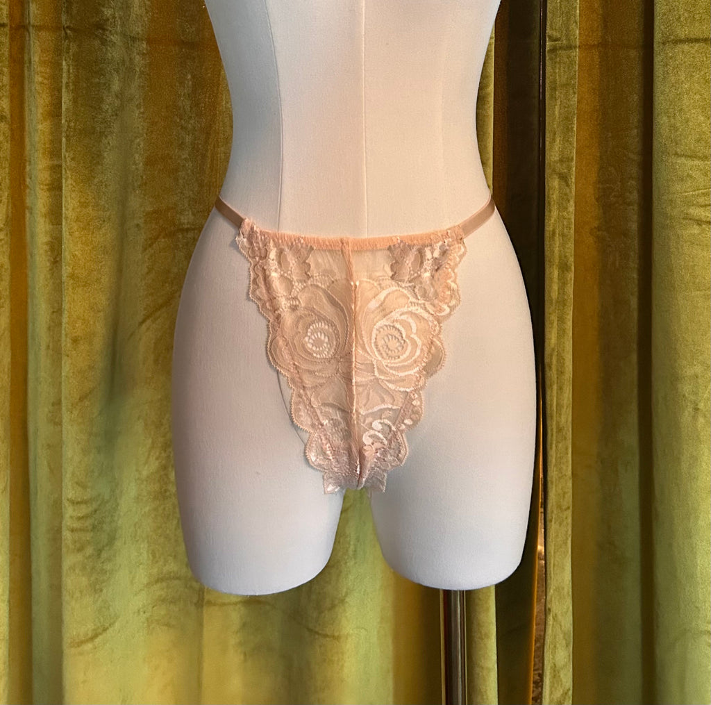 KILO BRAVA WHISPER PEACH LACE - G-STRING