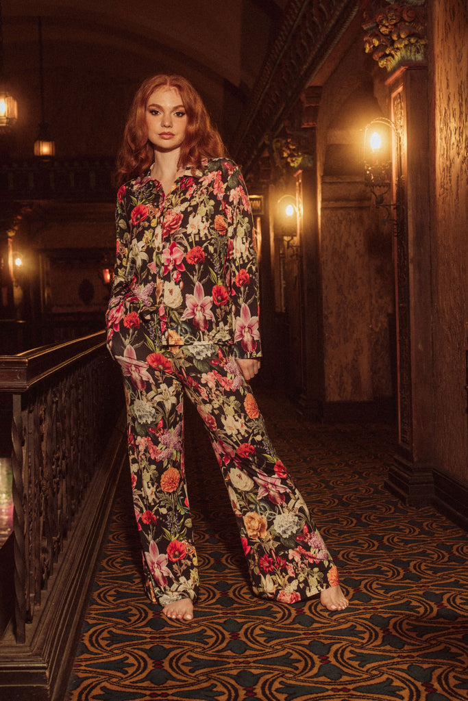 LONG FLORAL PJ SET