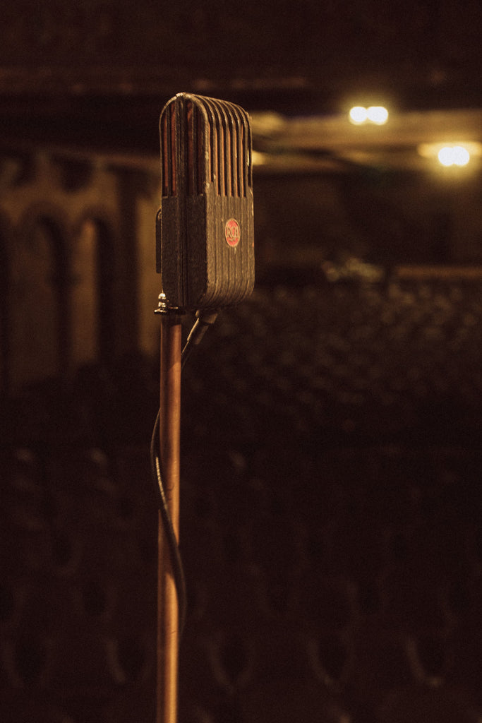 vintage microphone